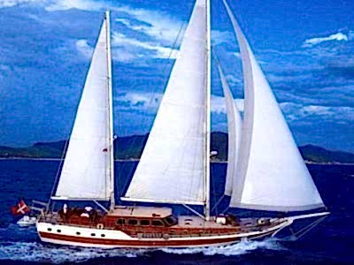 Itinerario de crucero en goleta por la Costa Mediterránea Turca